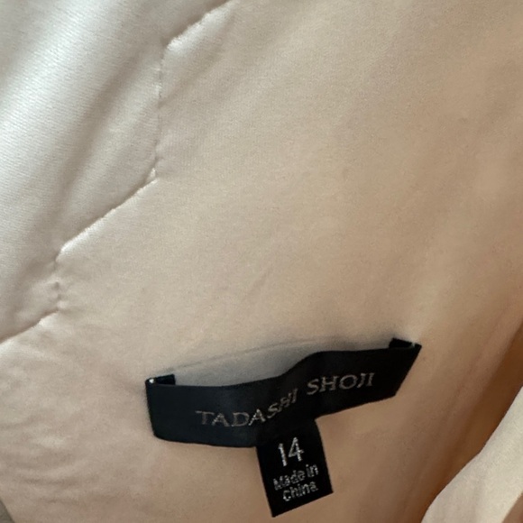 NEW Tadashi Shoji Metallic Lace Elegant Gown - Picture 2 of 16